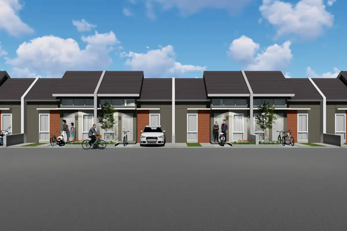 Visual rumah Cluster Aster