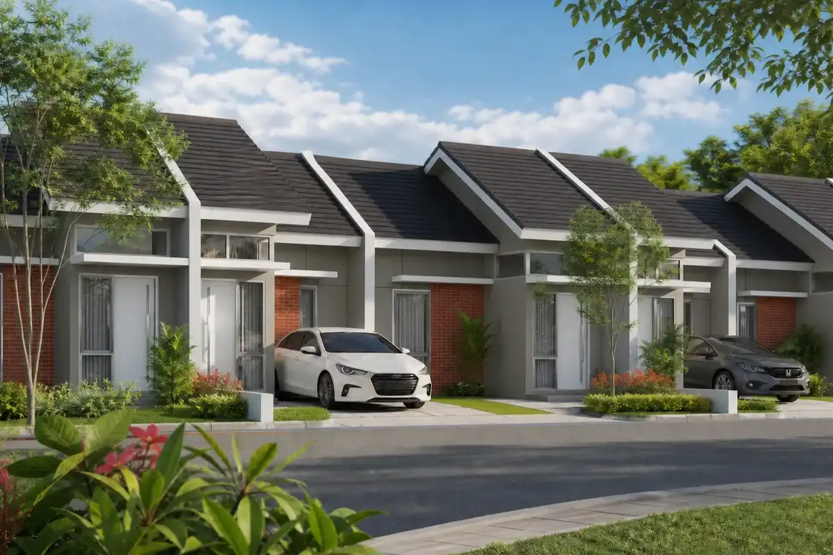 Visual konsep rumah Cluster Cattleya