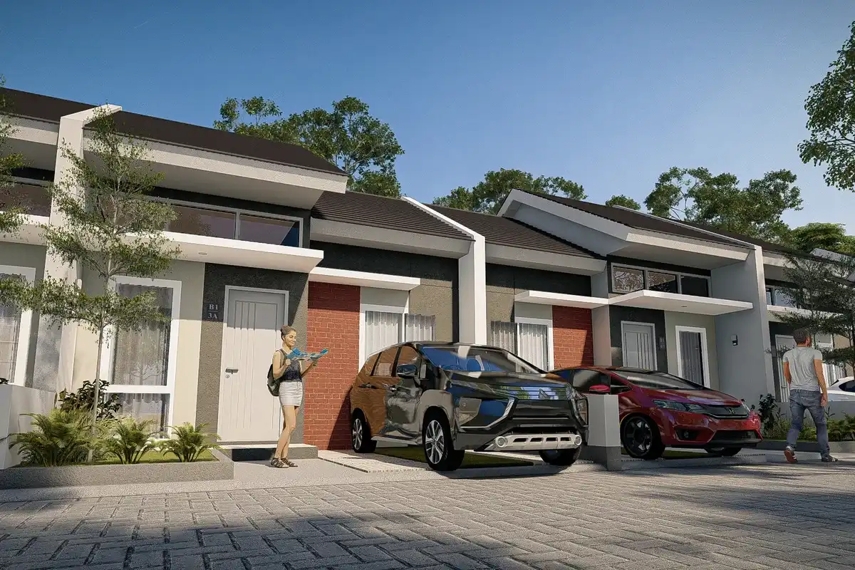 Visual konsep rumah untuk Cluster Lavender