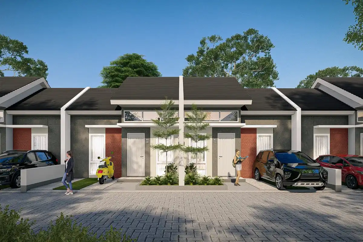 Visual rumah Cluster Lily