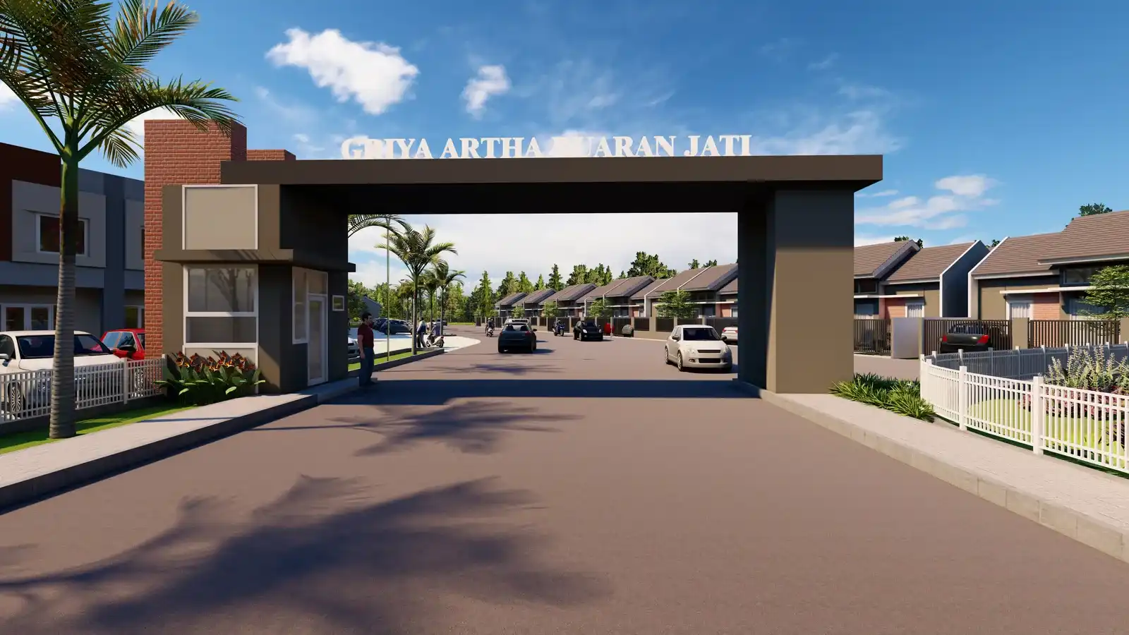 Main gate Griya Artha Buaran Jati di Kabupaten Tangerang